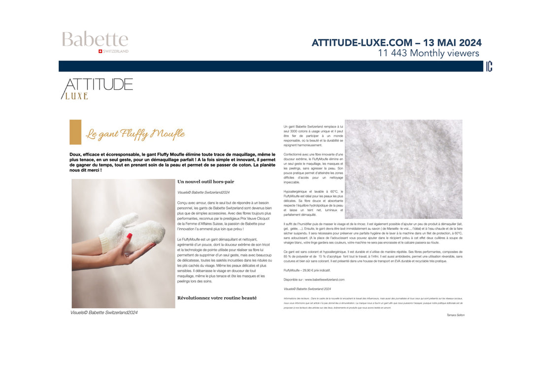 Attitude Luxe - 13 mai 2024