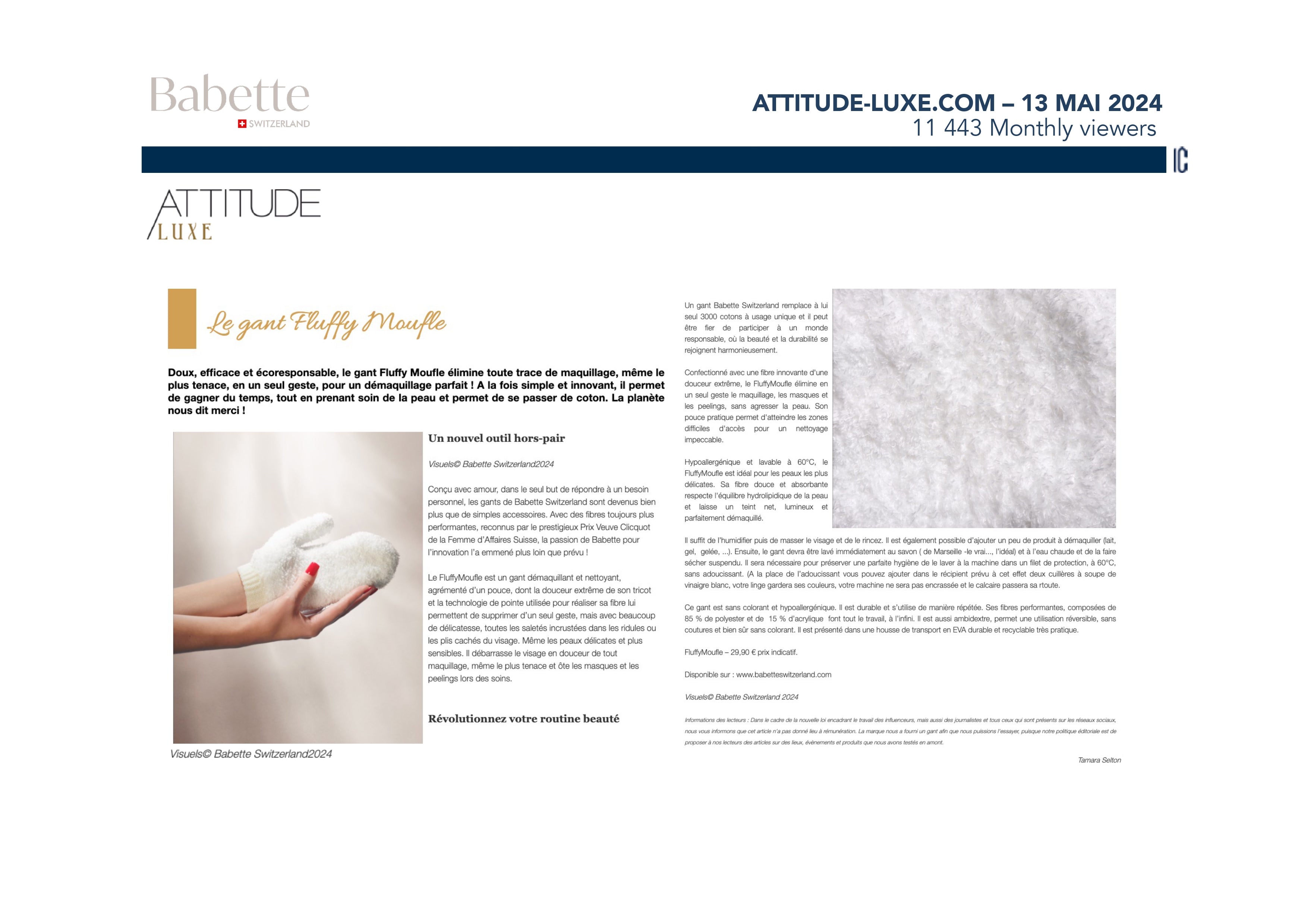 Attitude Luxe - 13 mai 2024