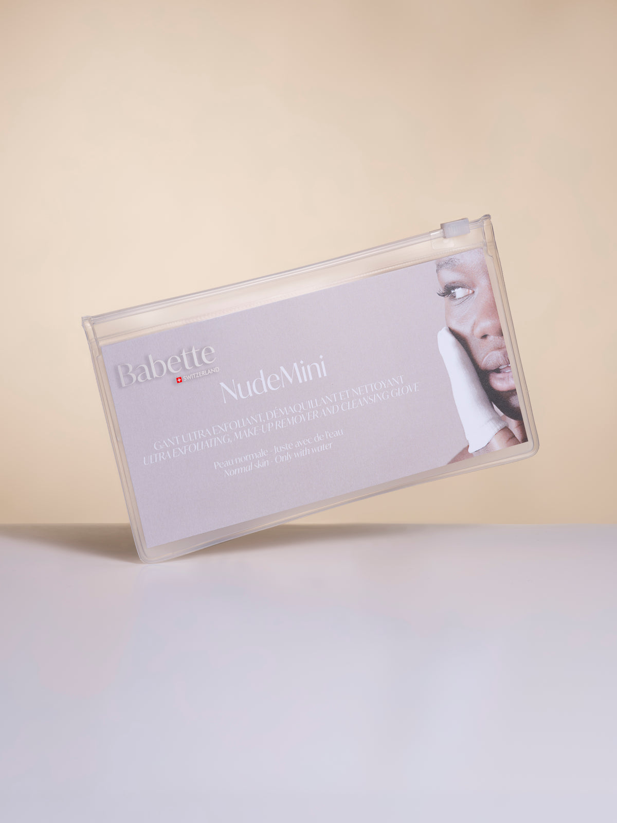 NudeMini l Ultra-exfolierender, reinigender und Make-up-entfernender Handschuh